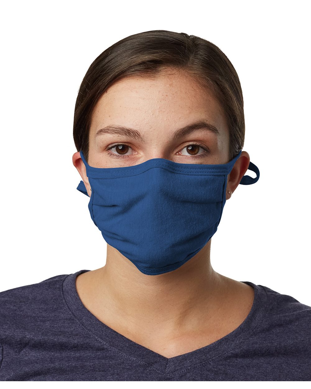 Hanes X-Temp&trade; 2-Ply Adjustable Face Mask - BMSKAR