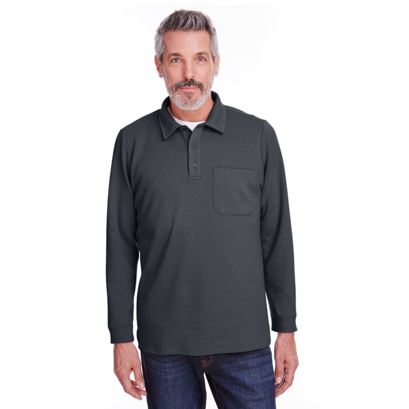 Harriton Adult StainBloc™ Pique Pullover Fleece