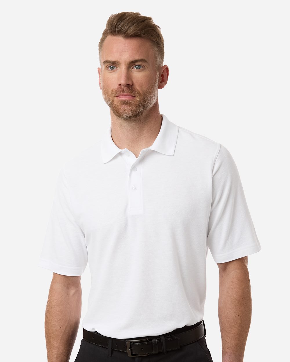 Harriton Men's Tall Maverick CVC Pique Polo - M105T