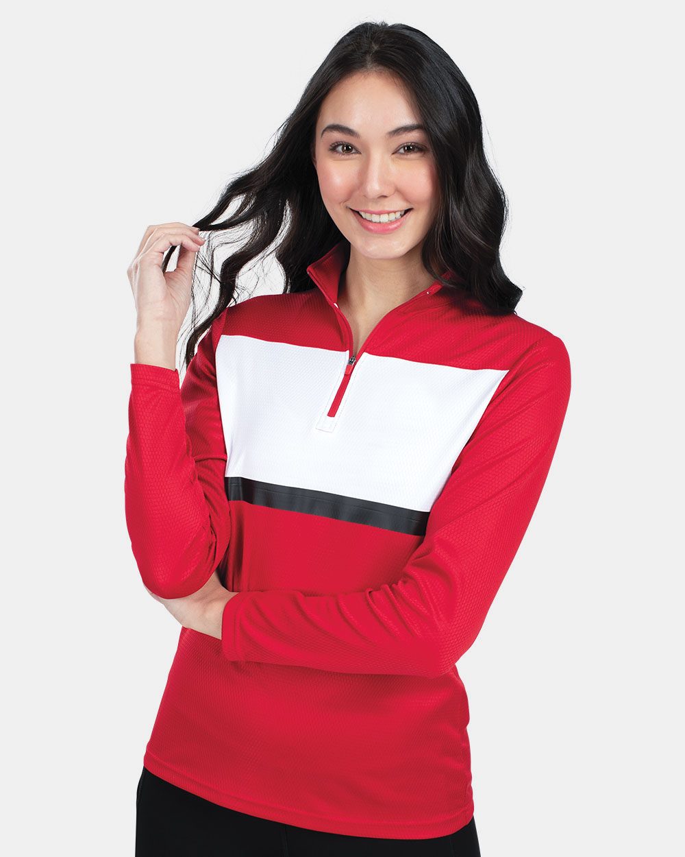 Holloway Women's Prism Bold Quarter-Zip Pullover - 222791