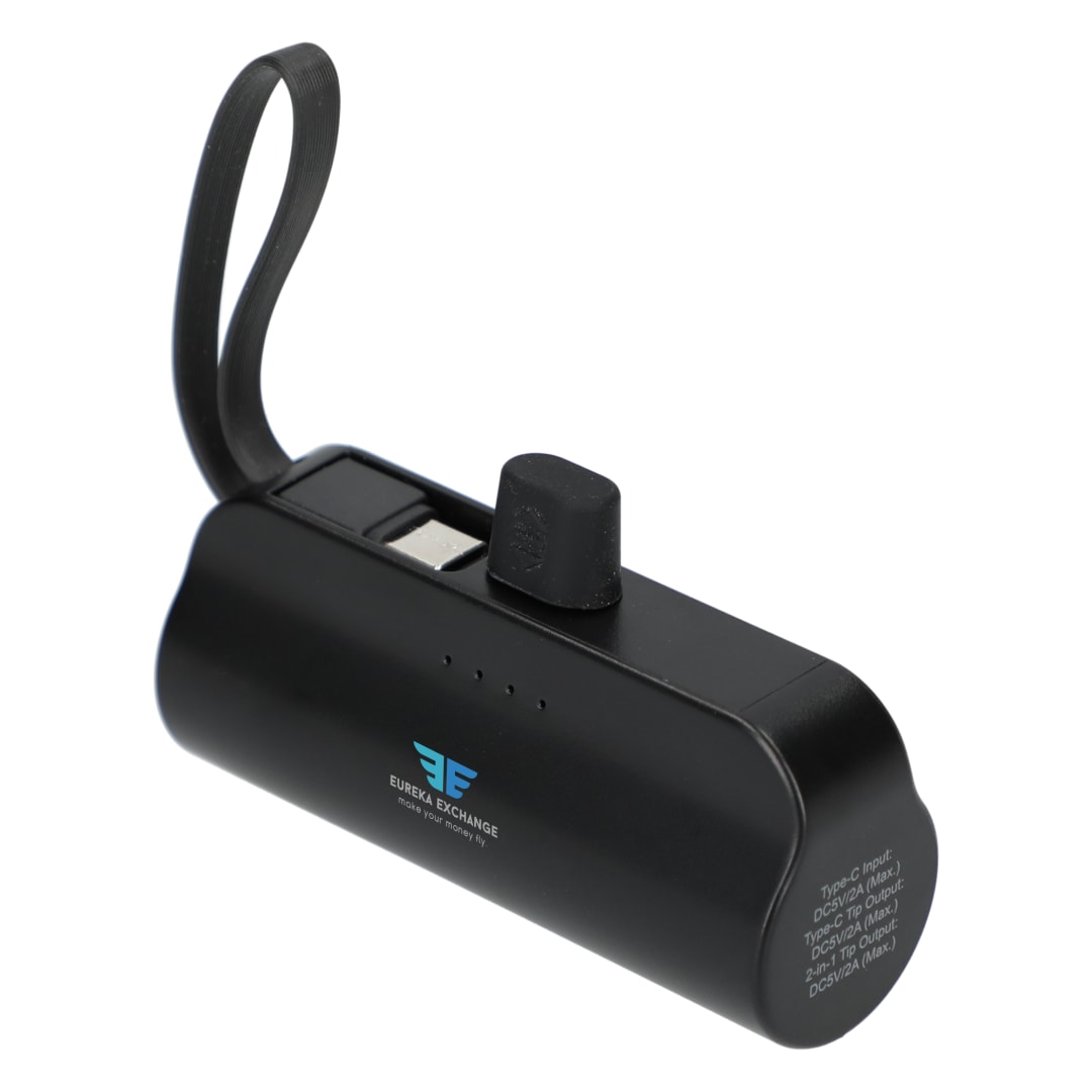 Hue 5000 MAh Power Bank With Multi Tips