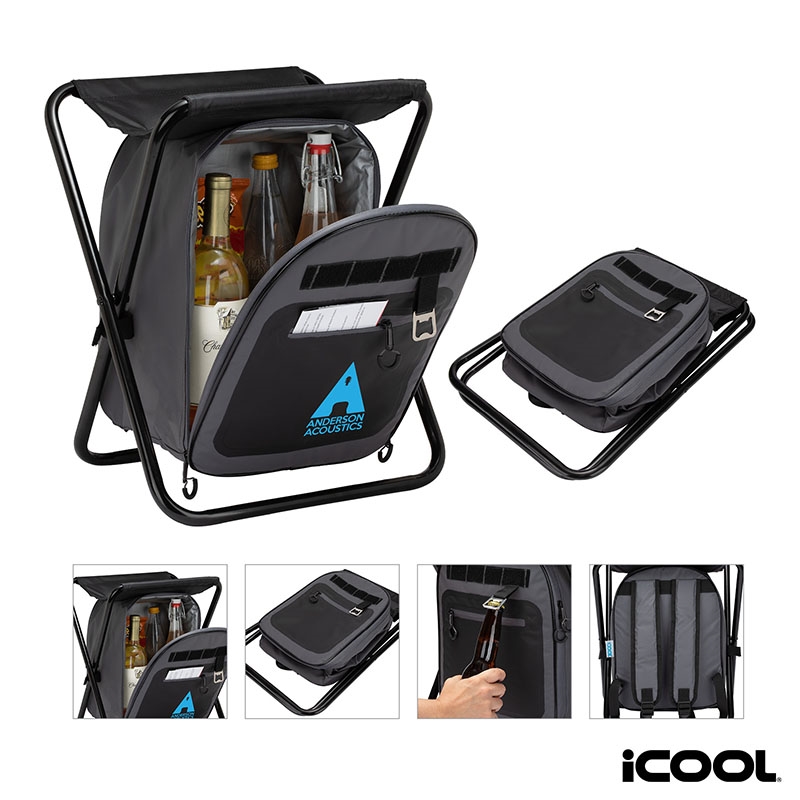 ICool ICOOL® Cape Town 20-Can Capacity Backpack Cooler Chair
