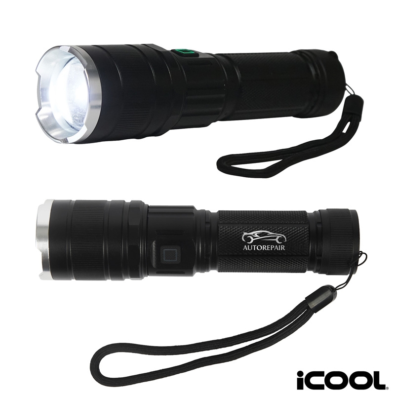 ICool ICOOL® Telluride Rechargeable 480-Lumen Aluminum Tactical Flashlight