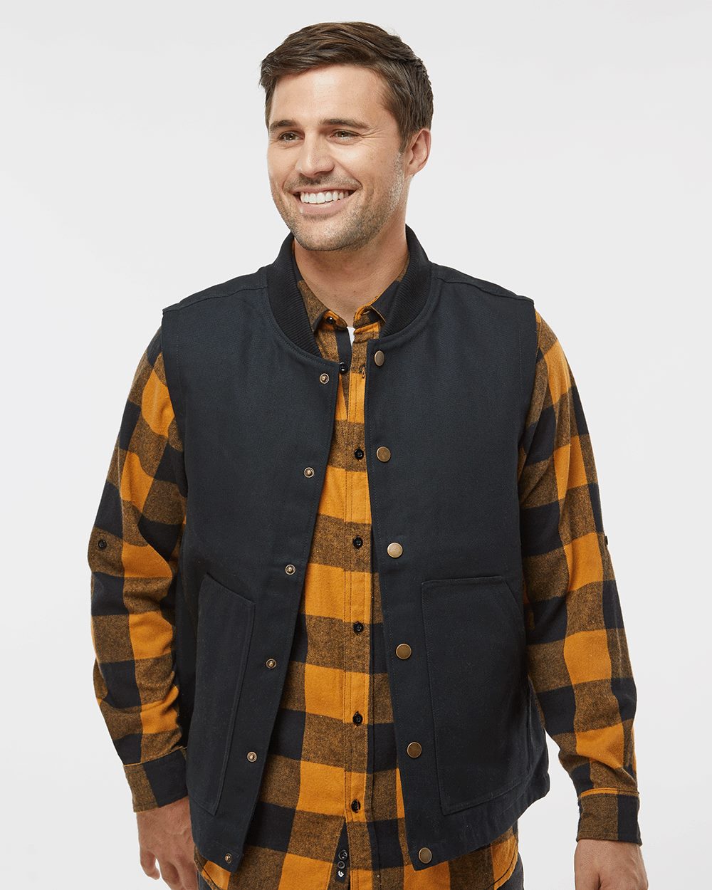 Independent Trading Co. Men's Insulated Canvas Workwear Vest - EXP560V