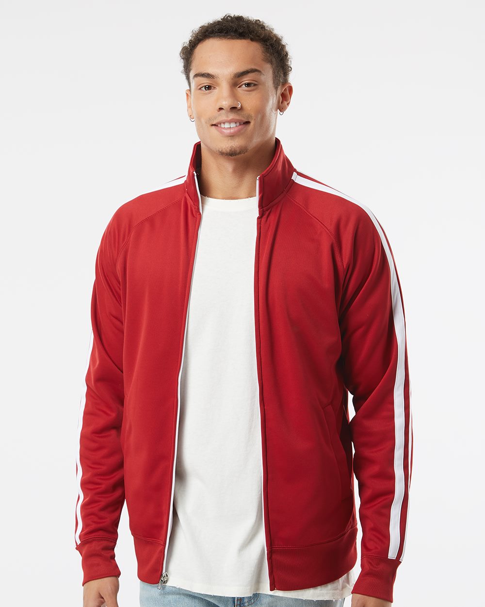 Independent Trading Co. Men's Lightweight Poly-Tech Full-Zip Track Jacket - EXP70PTZ
