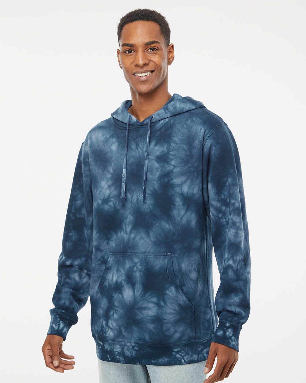 Independent Trading Co. Unisex Midweight Tie-Dyed Hooded Sweatshirt - PRM4500TD