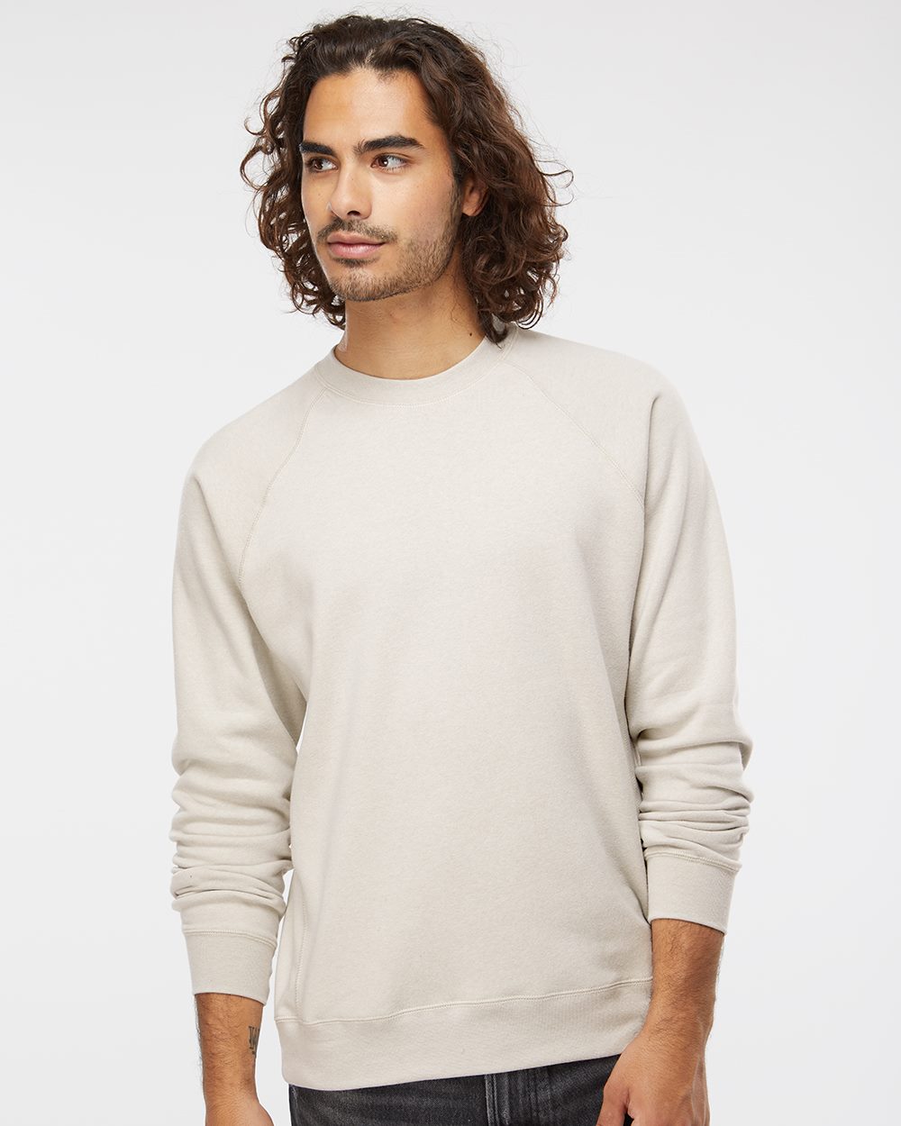 Independent Trading Co. Unisex Special Blend Raglan Crewneck Sweatshirt - PRM30SBC