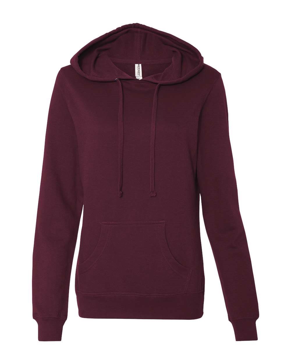 Independent Trading Co. Women's Junior Fit Heavenly Fleece Lightweight Hooded Sweatshirt - SS650