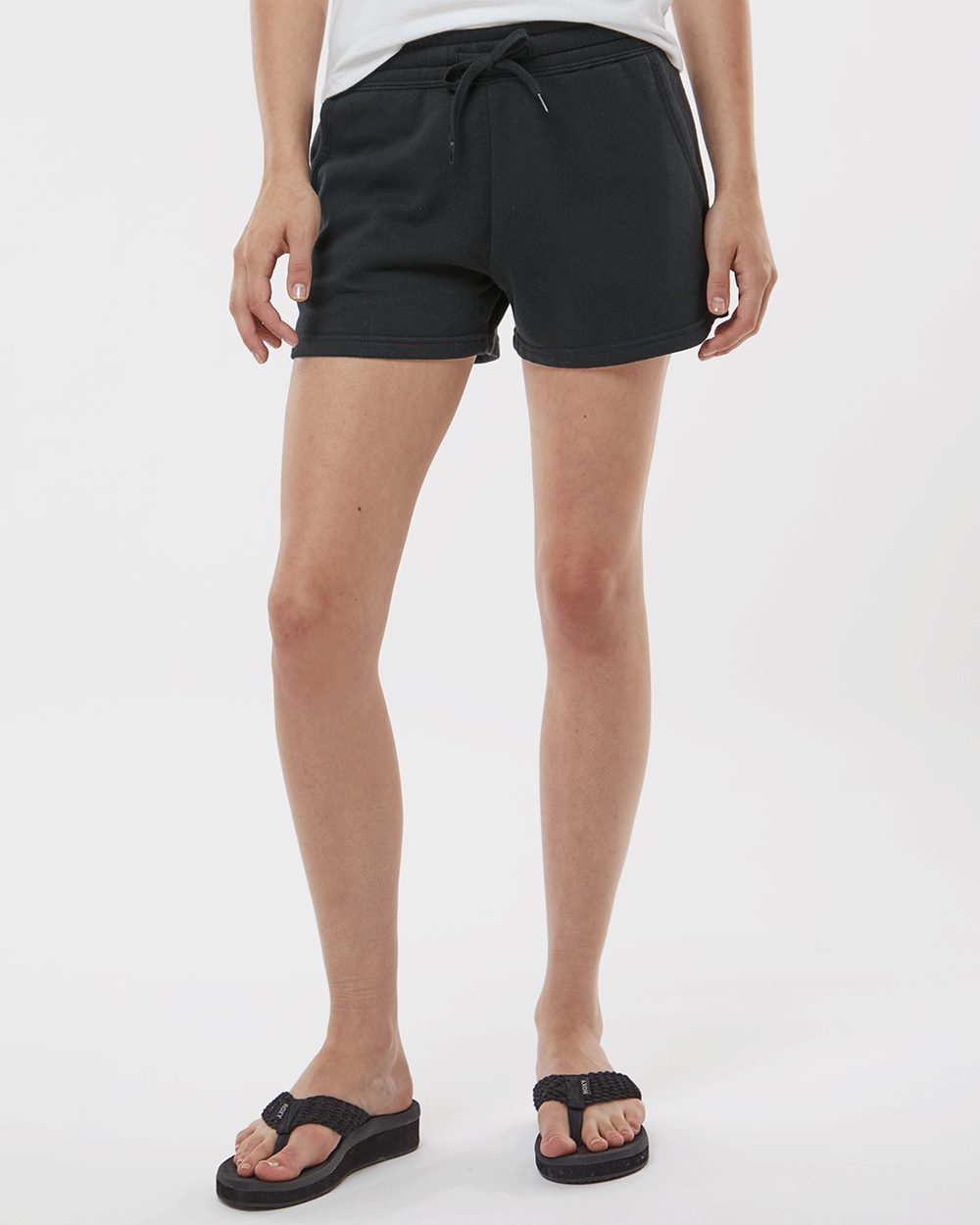 Independent Trading Co. Women&rsquo;s Lightweight California Wave Wash Fleece Shorts - PRM20SRT
