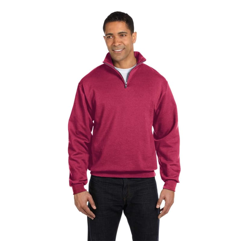 Jerzees 8 Oz., 50/50 NuBlend® Quarter-Zip Cadet Collar Sweat