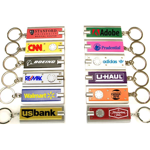 Keychain With LED Flashlight