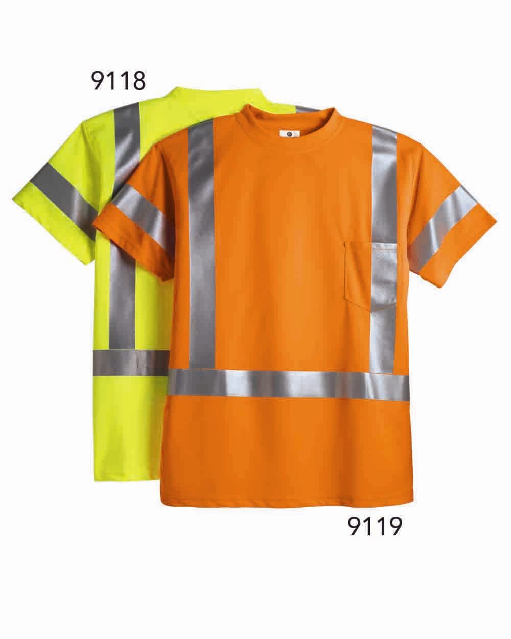 Kishigo Unisex Class 3 T-Shirt - 9118-9119