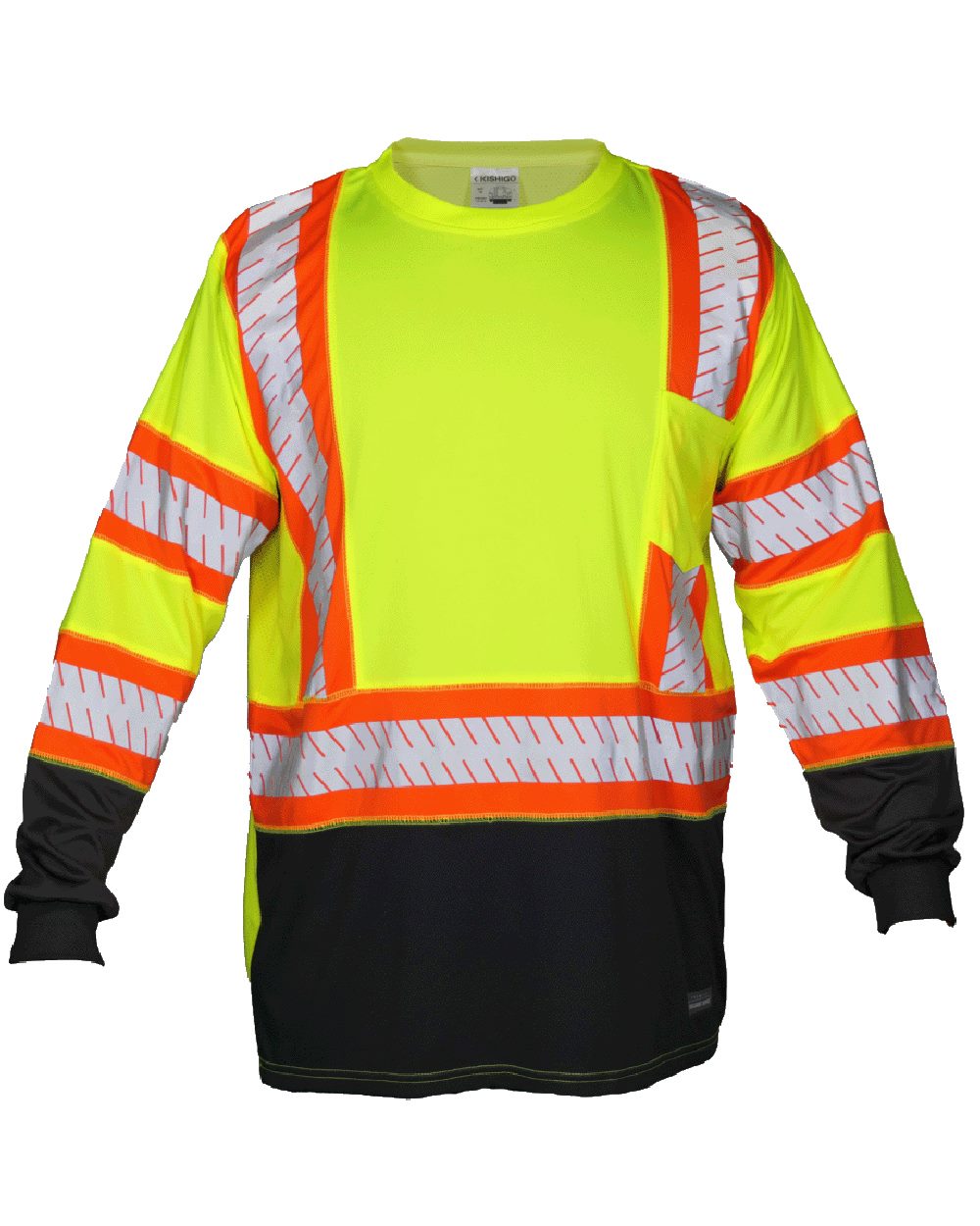 Kishigo Unisex DOT Class 3 Long Sleeve T-Shirt - 9181