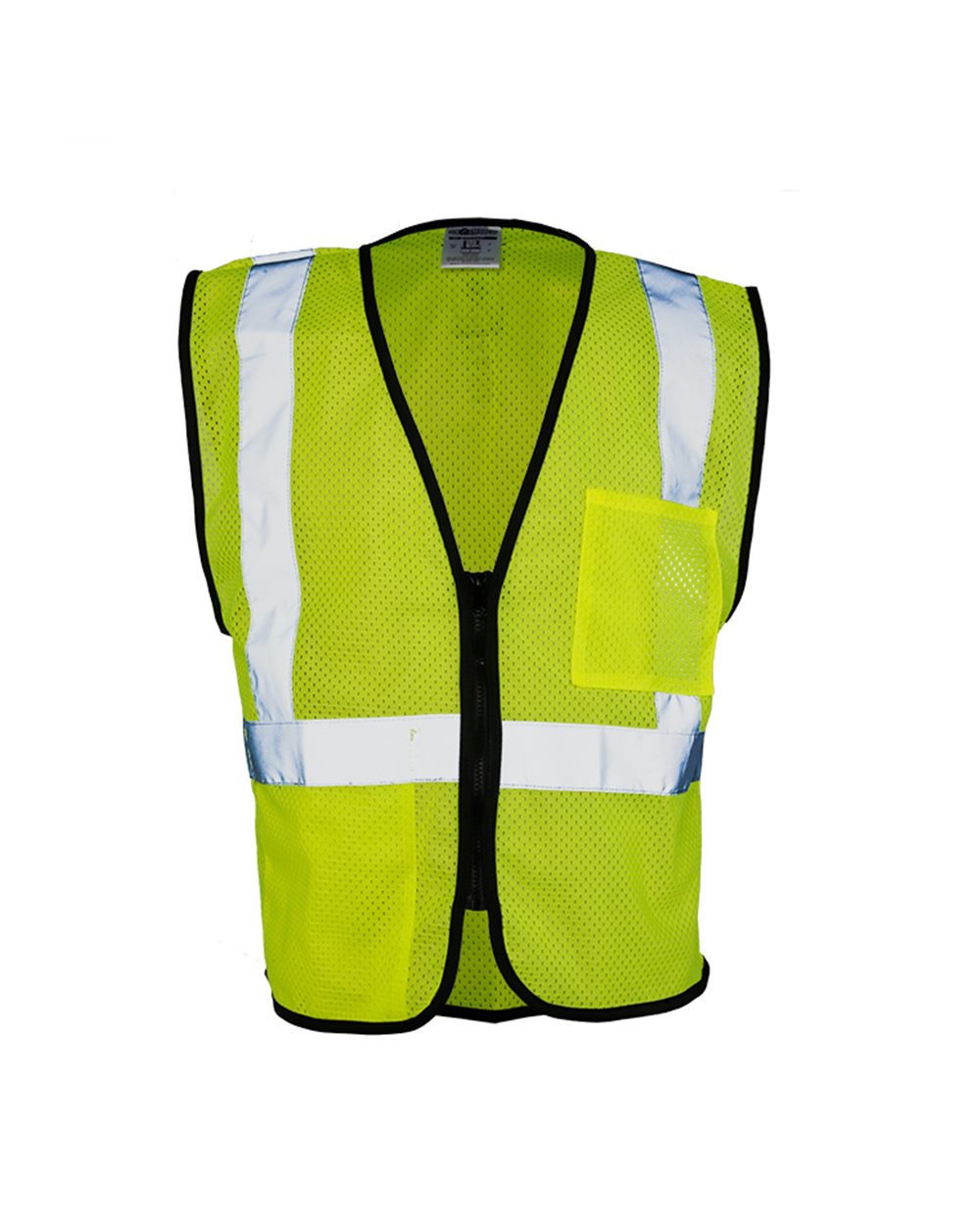 Kishigo Unisex Double-Pocket Zippered Economy Class 2 Vest - 1537-1538