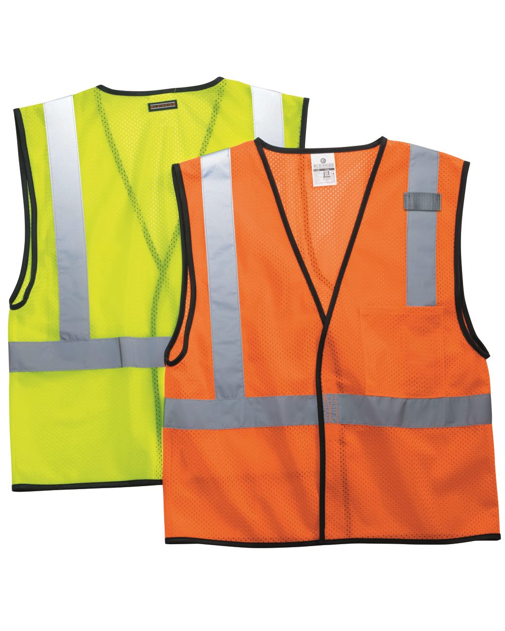 Kishigo Unisex Economy Single Pocket Hook-and-Loop Mesh Vest - 1193-1194