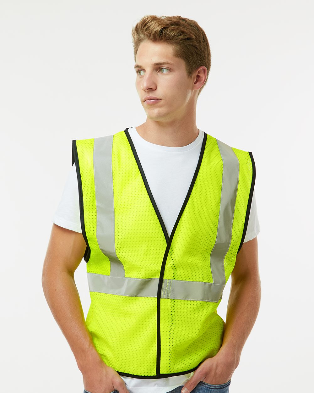Kishigo Unisex Hook-and-Loop Mesh Vest - 1571-1572
