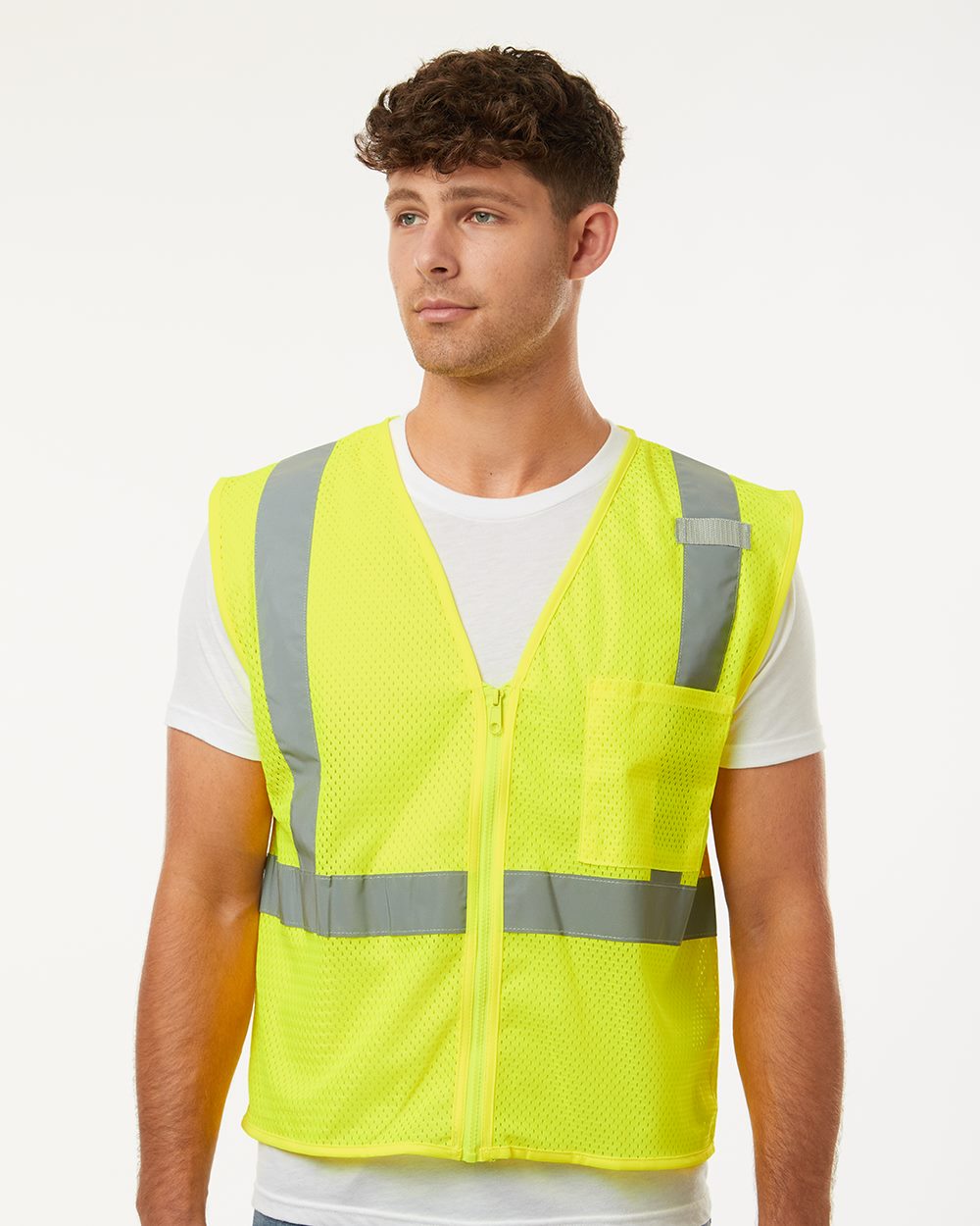 Kishigo Unisex Single Pocket Zipper Mesh Vest - 1089-1090