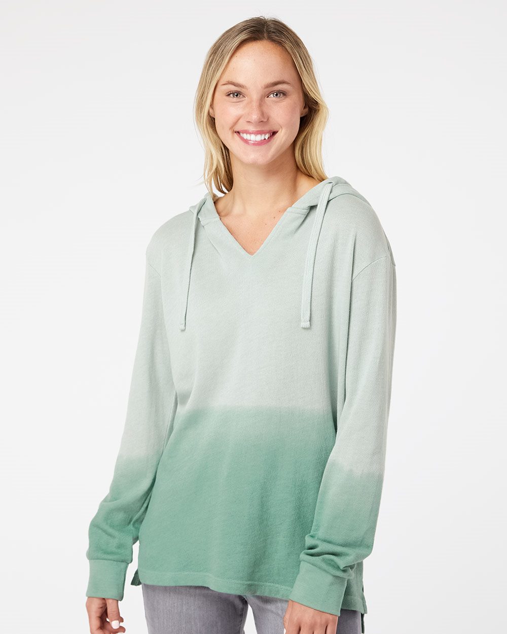 MV Sport Women's French Terry Ombr&eacute; Hooded Sweatshirt - W20185