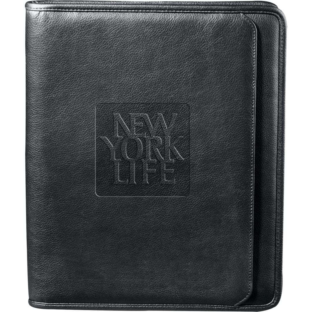 Manhattan Zippered Padfolio With FSC® Mix Paper