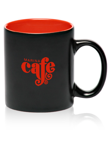 11 Oz. Black Matte Coffee Mug