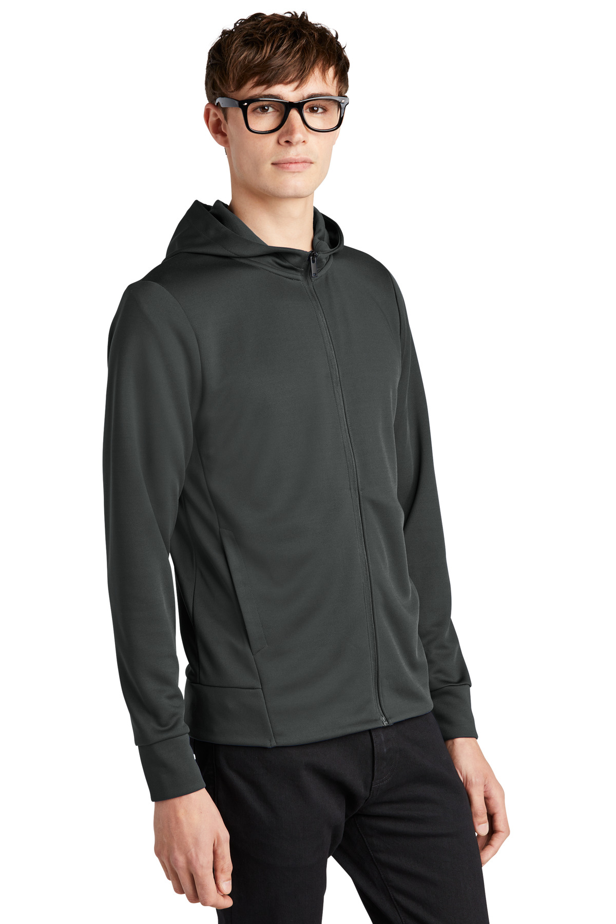 Mercer+Mettle Double-Knit Full-Zip Hoodie
