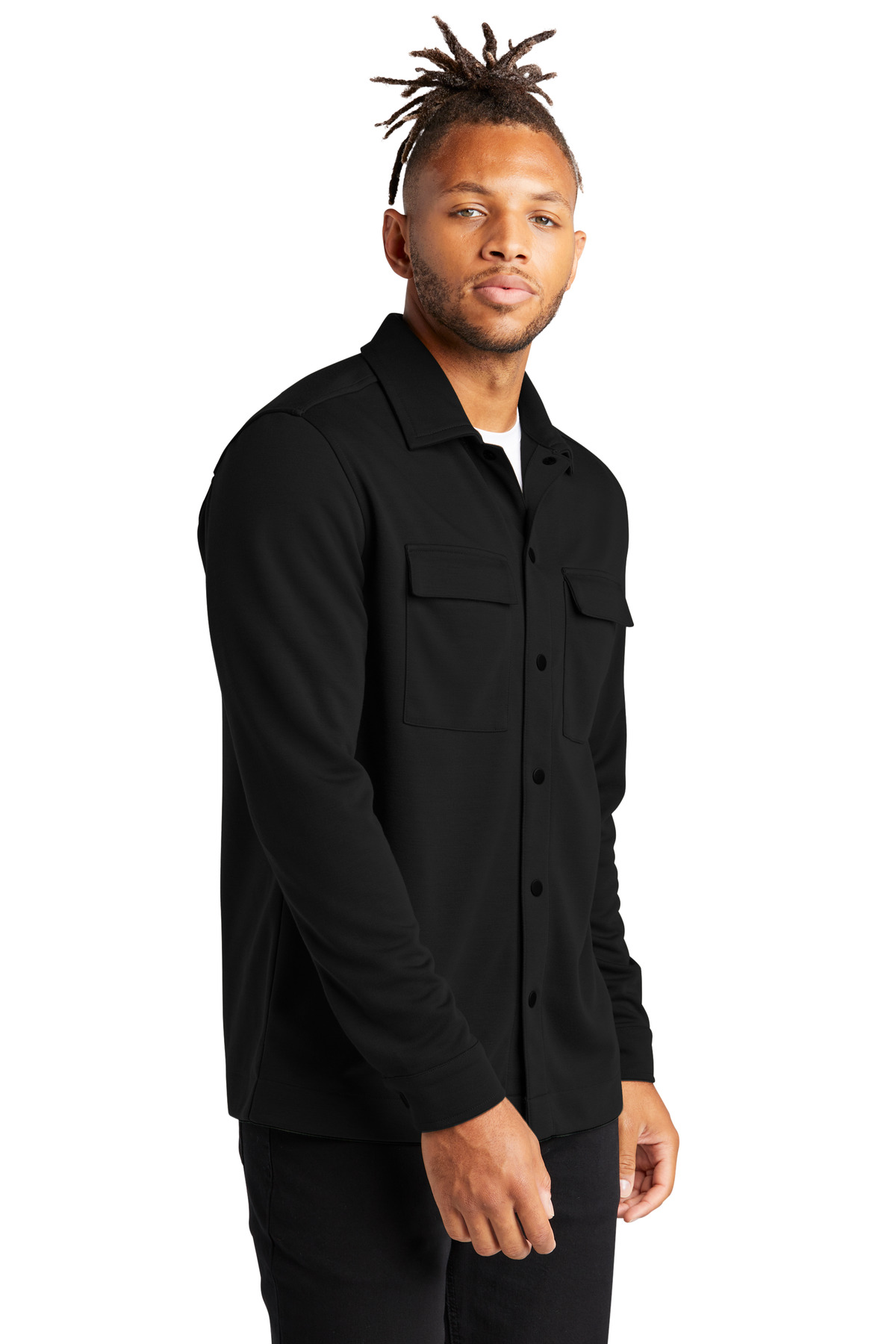 Mercer+Mettle Double-Knit Snap Front Jacket