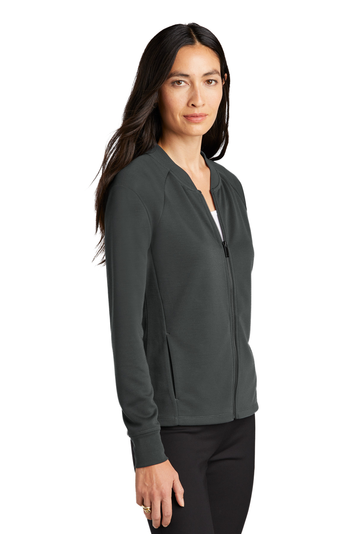 Mercer+Mettle Women's Double-Knit Bomber