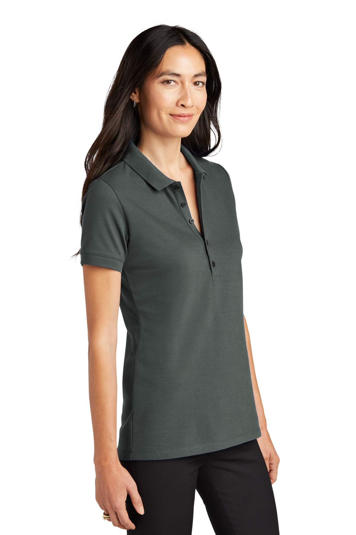 Mercer+Mettle Women's Stretch Heavyweight Pique Polo
