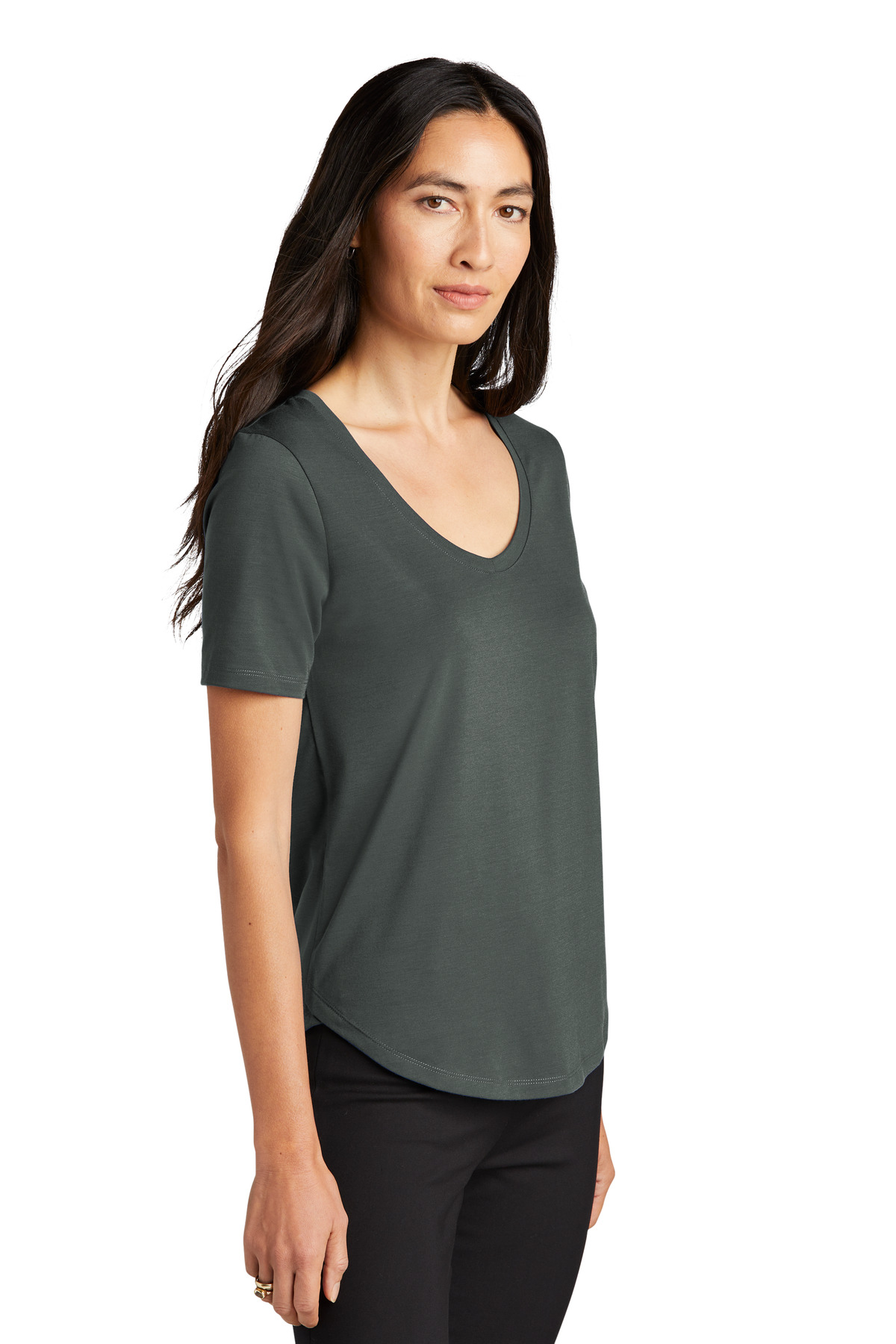 Mercer+Mettle Women's Stretch Jersey Relaxed Scoop