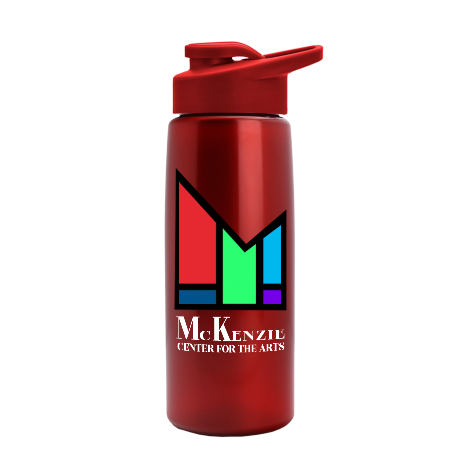 Metalike Flair - 26 Oz. Tritan Metalike Bottle With Drink Thru With Digital Imprint