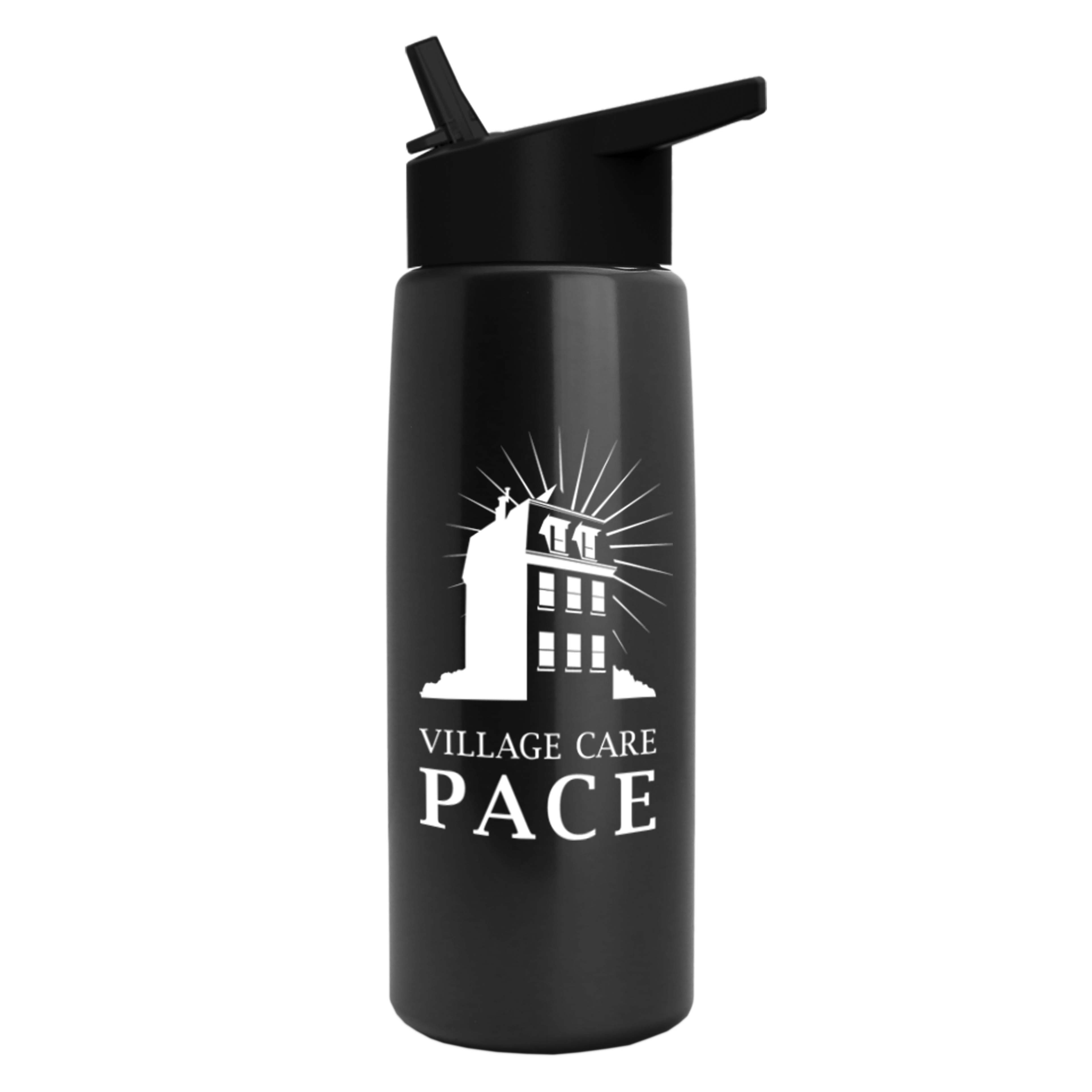 Metalike Flair - 26 Oz. Tritan Metalike Bottle With Flip Straw