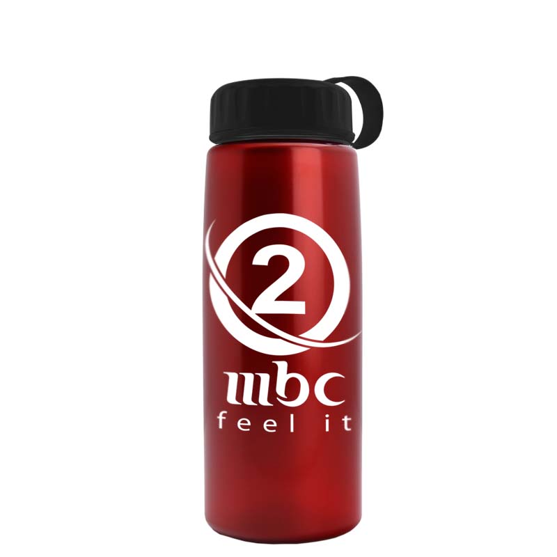 Metalike Flair - 26 Oz. Tritan Metalike Bottle With Tethered