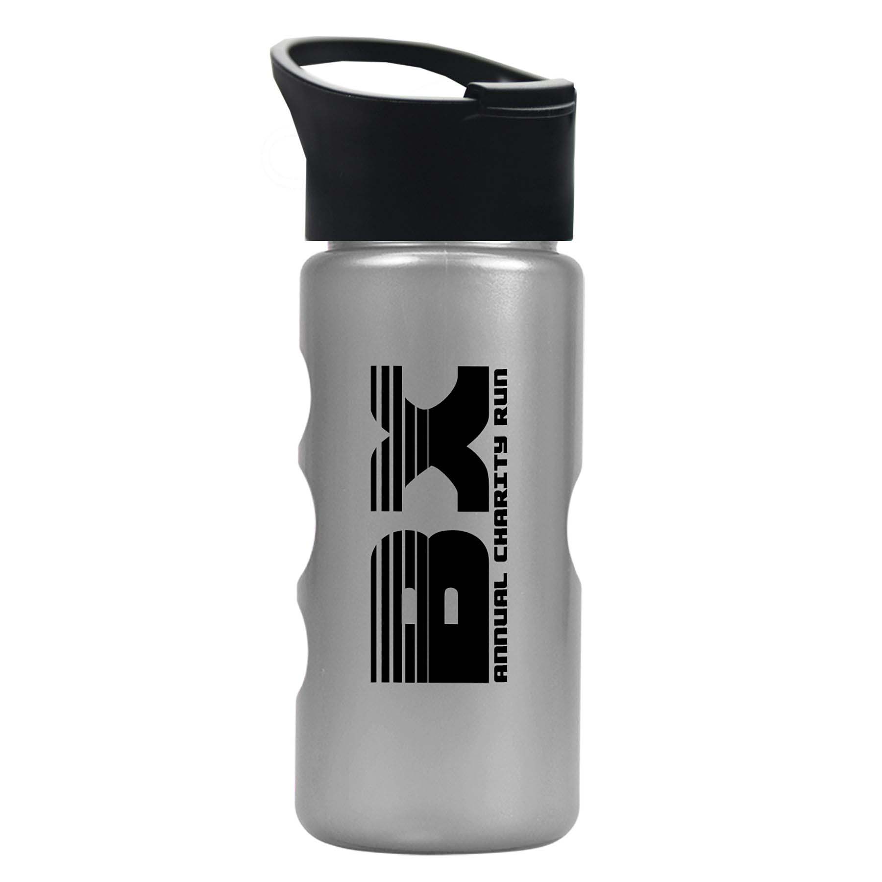 Mini Peak - 22 Oz. Tritan Metalike Bottle With Pop-up
