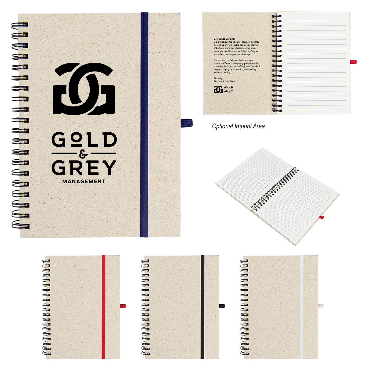 Natural Paper Spiral Notebook