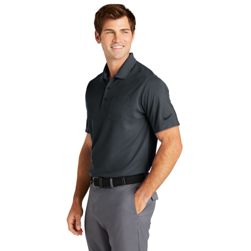 Nike Dri FIT Micro Pique 2.0 Pocket Polo Polos 24HourWristbands.Com