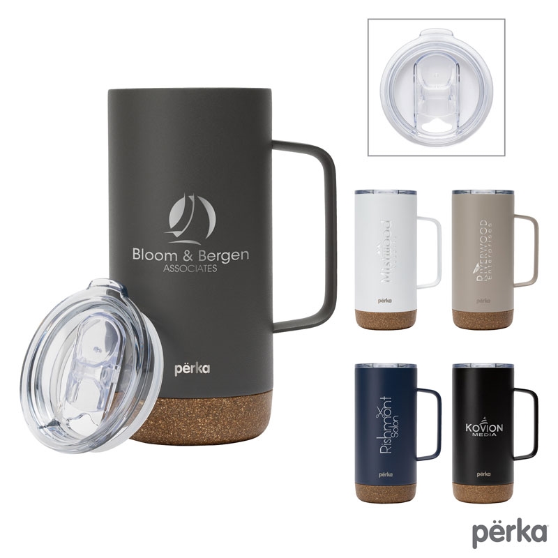 Perka Perka® Kerstin 16 Oz. 304 Double Wall Stainless Steel Mug