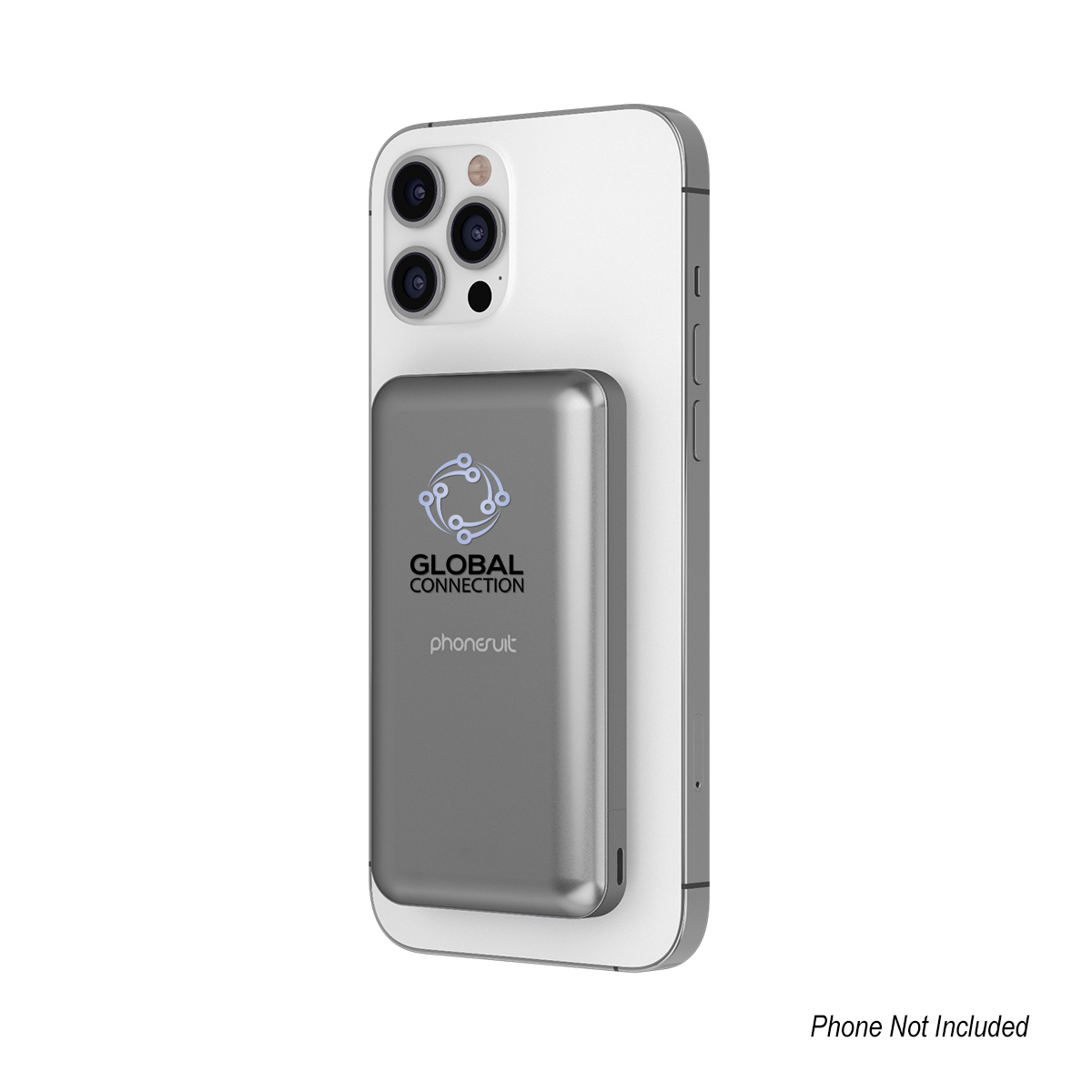 10,000mAh PhoneSuit&reg; Mag Max Wireless Portable Pocket Charger & Battery Pack