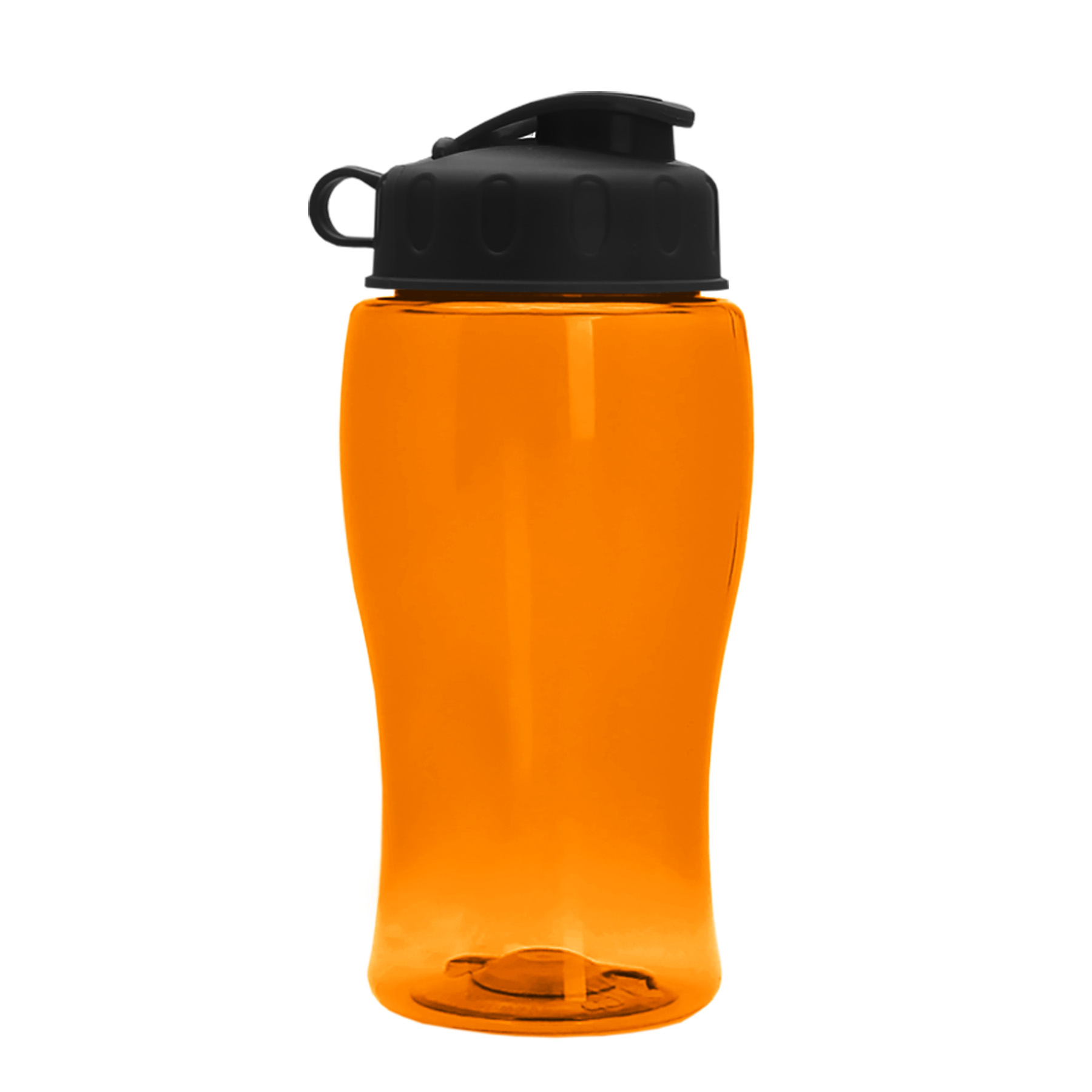 Poly-Pure Jr. - 18 Oz. Transparent Bottle With Flip