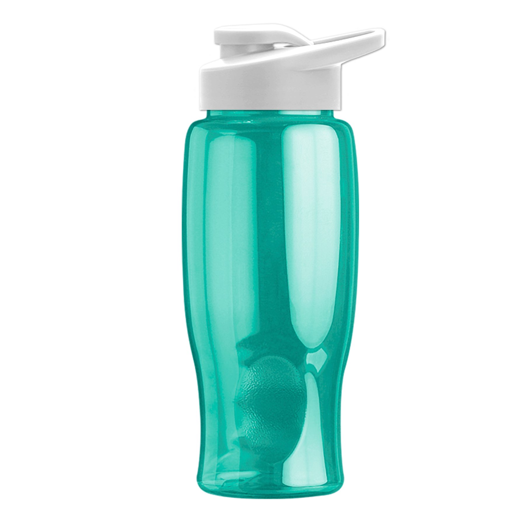 Poly-pure - 27 Oz. Transparent Bottle With Drink Thru