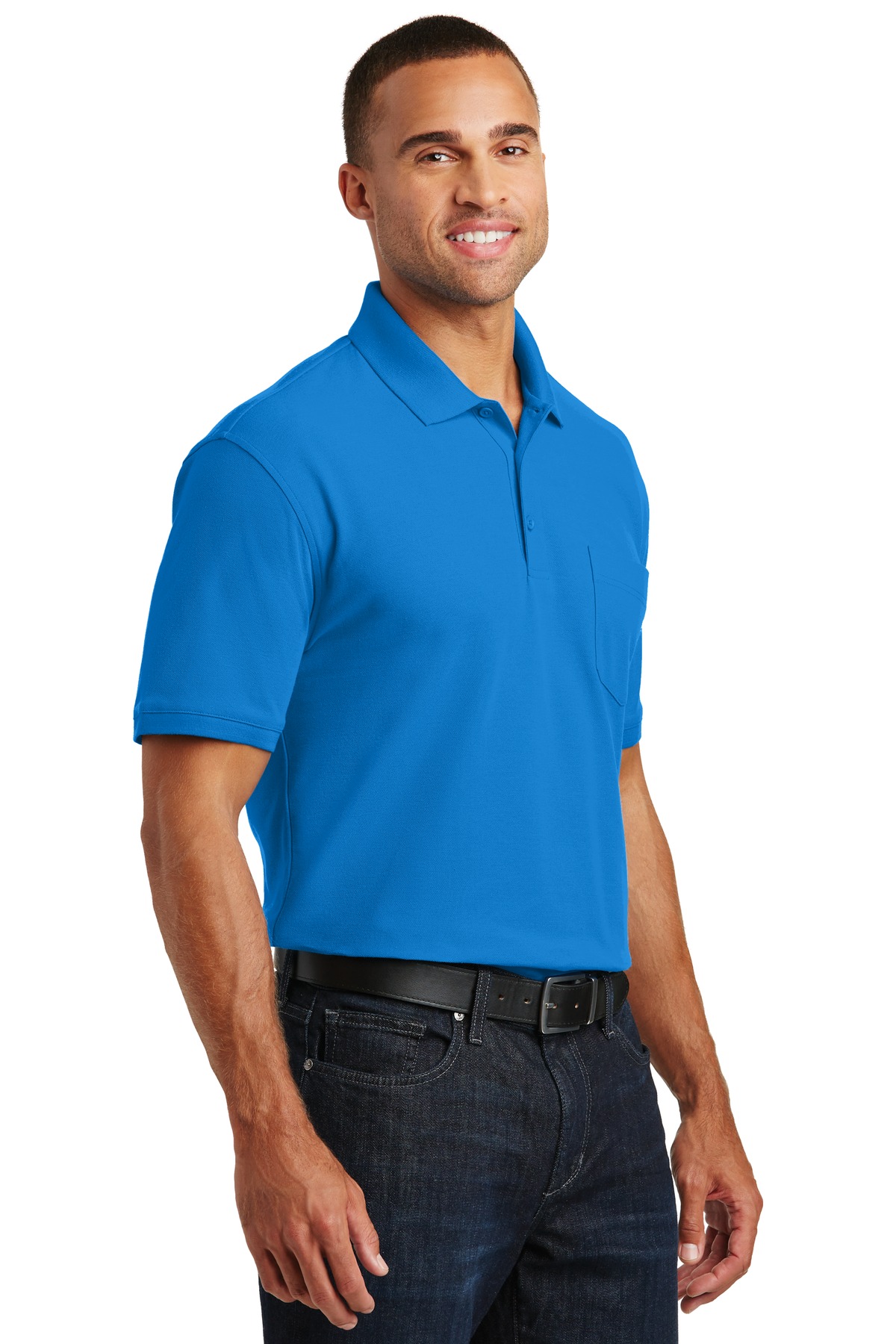 Port Authority Core Classic Pique Pocket Polo.