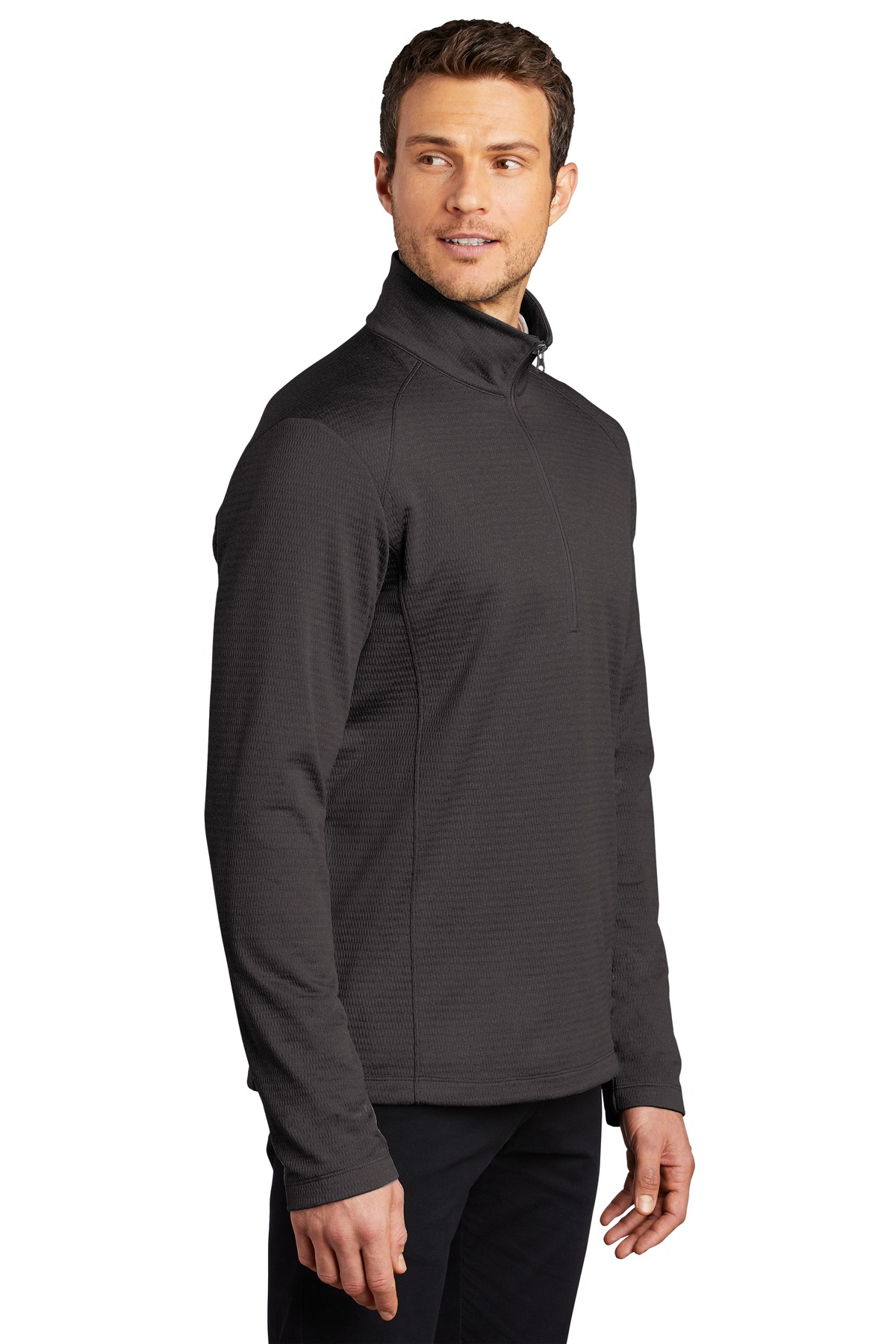 Port Authority Diamond Heather Fleece 1/4-Zip Pullover
