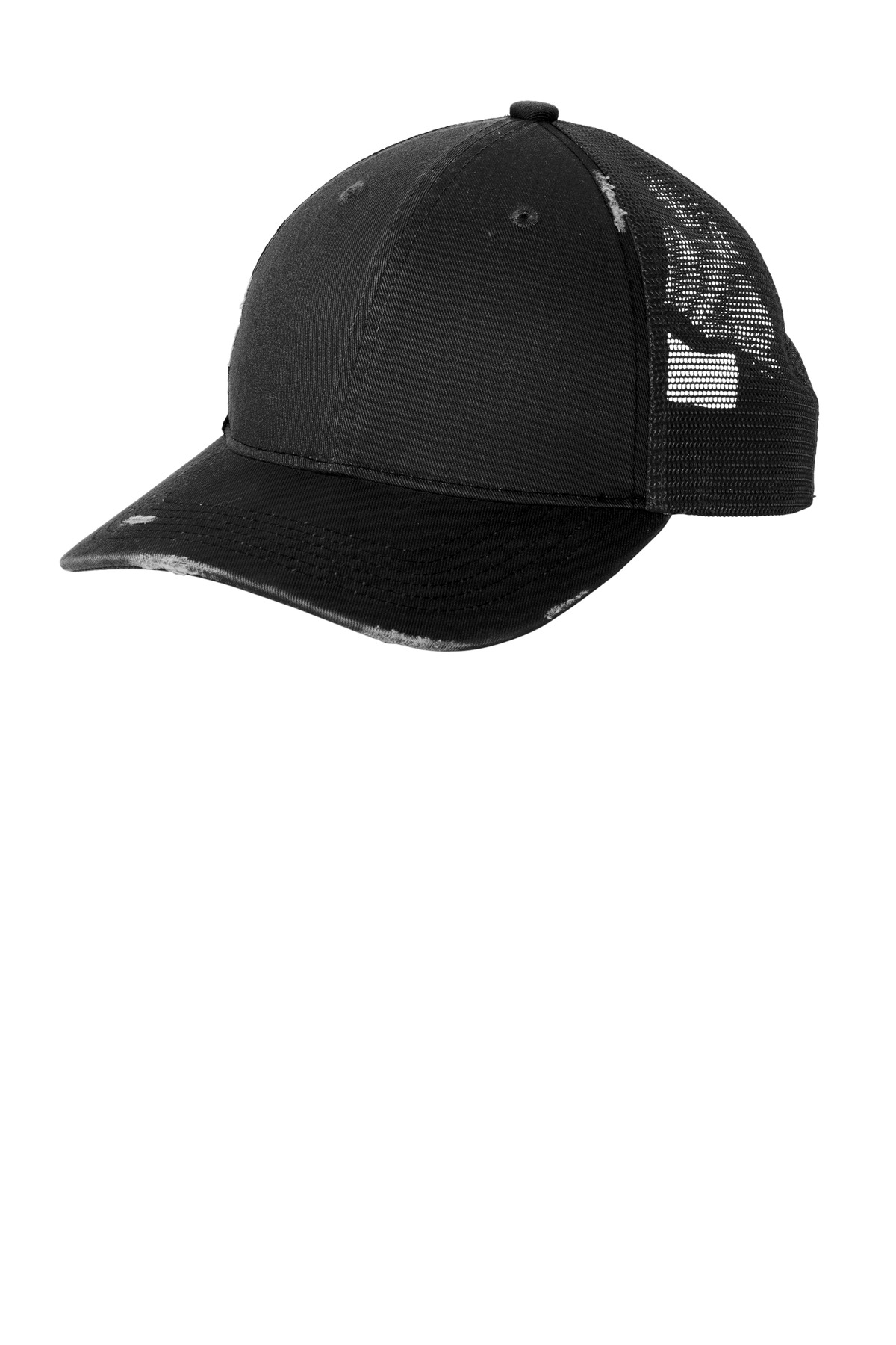 Port Authority Distressed Mesh Back Cap