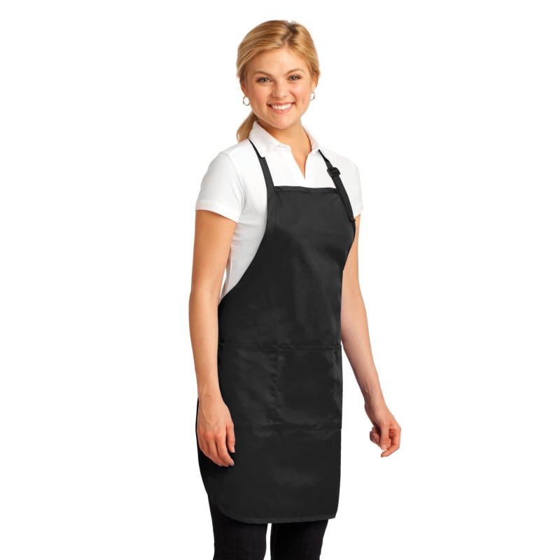 Port Authority Easy Care Full-Length Apron With Stain Release.