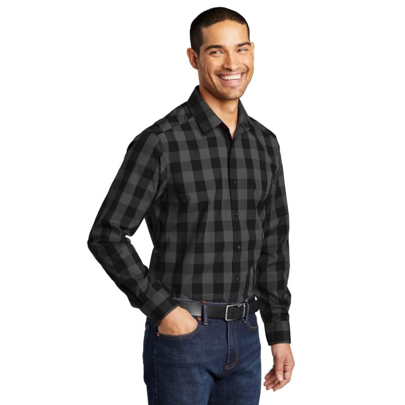 Port Authority Everyday Plaid Shirt.