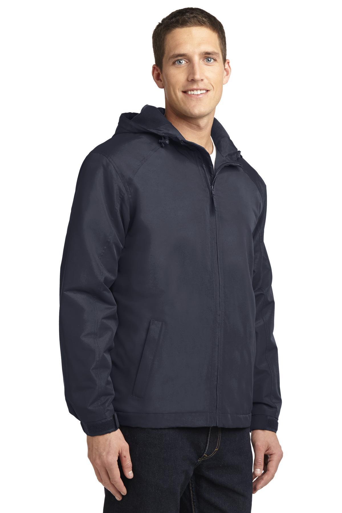 Port Authority Hooded Charger Jacket.