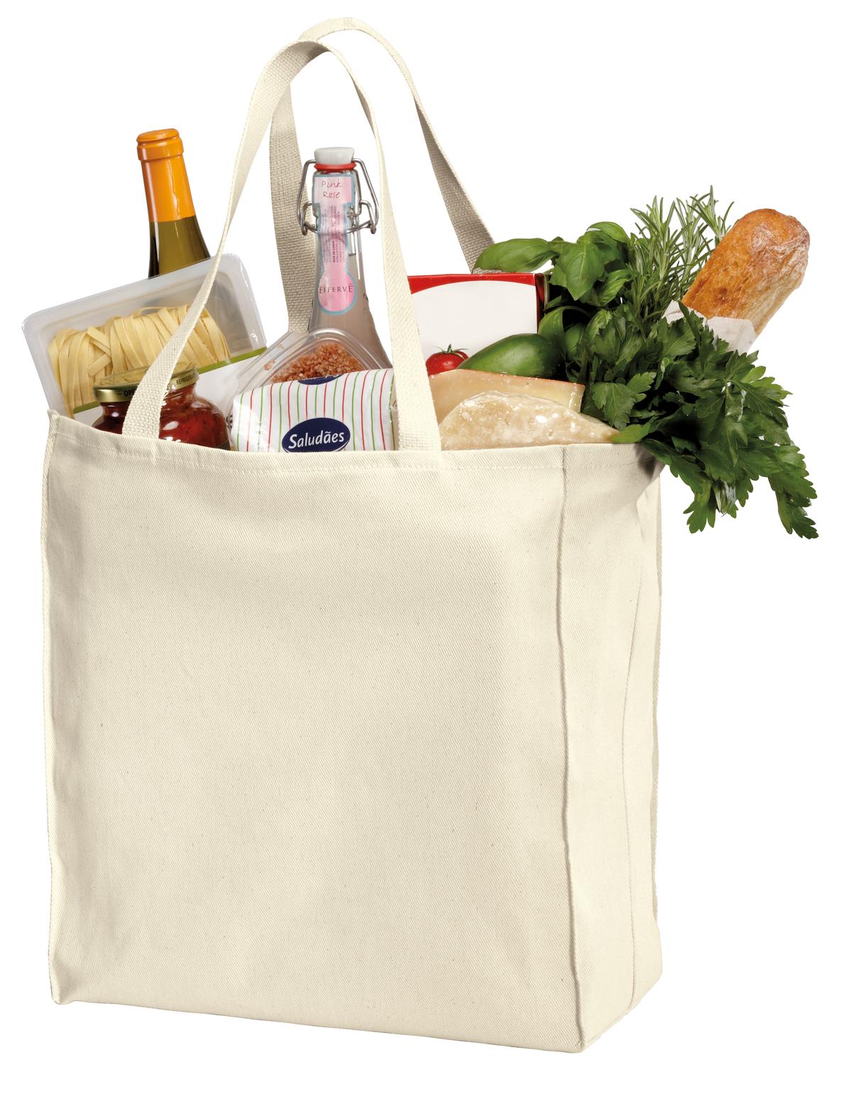 Port Authority Ideal Twill Over-the-Shoulder Grocery Tote.