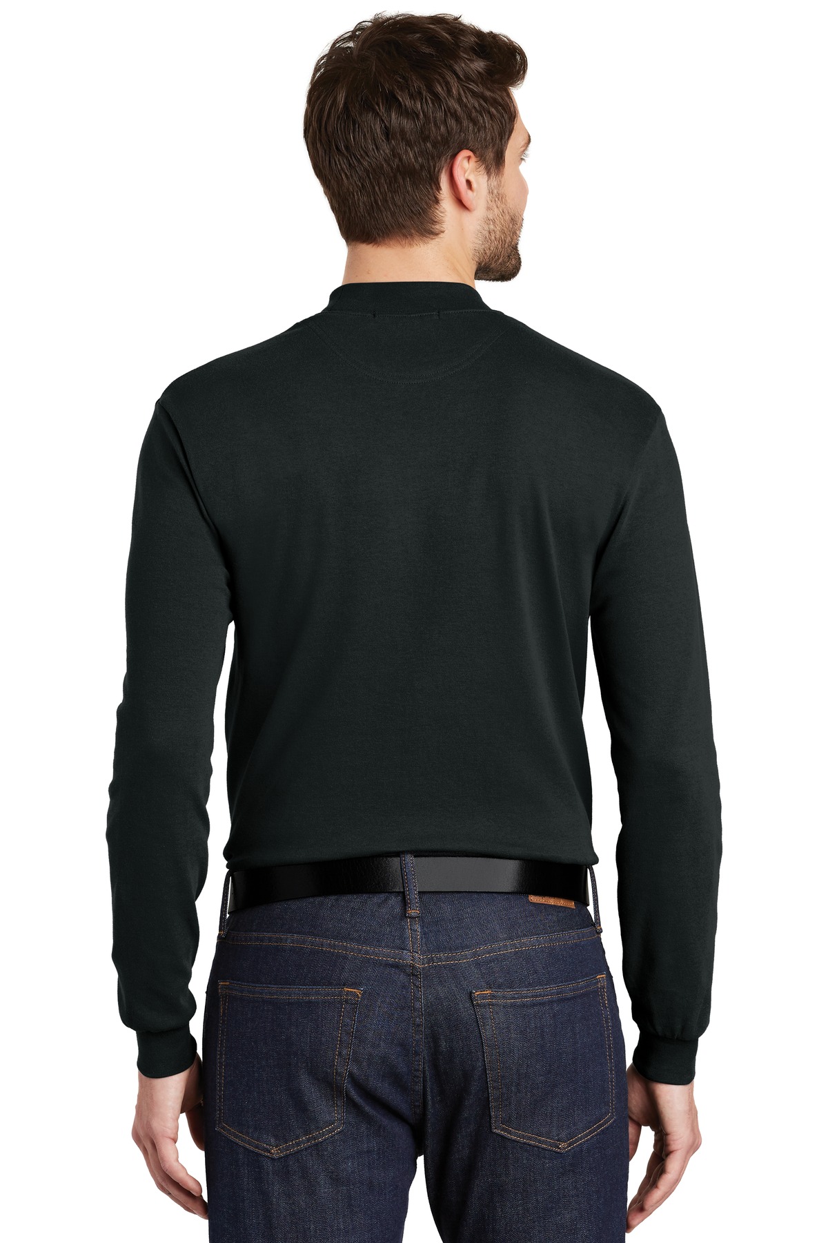 Port Authority Interlock Knit Mock Turtleneck.
