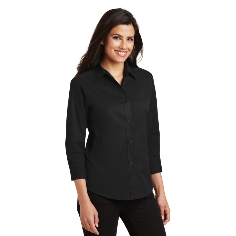 Port Authority Ladies 3/4-Sleeve Easy Care Shirt.