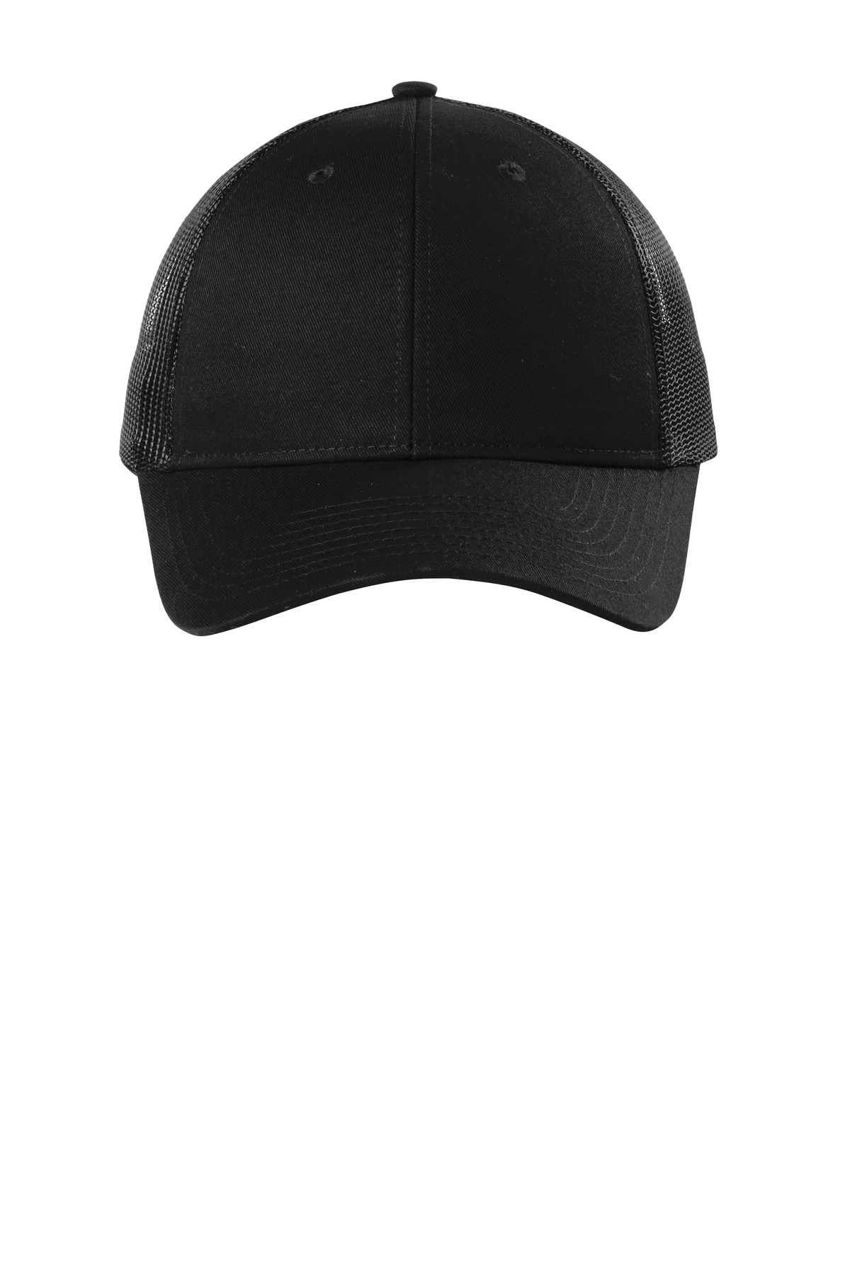 Port Authority Low-Profile Snapback Trucker Cap.