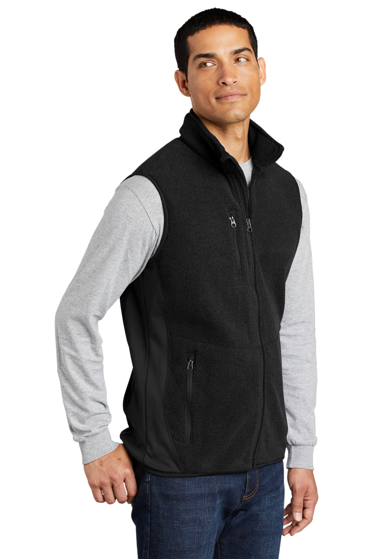 Port Authority R-Tek Pro Fleece Full-Zip Vest.